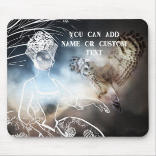 Night Owl Mouse Mat