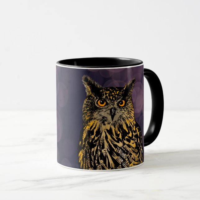 Night Owl Mug (Front Right)