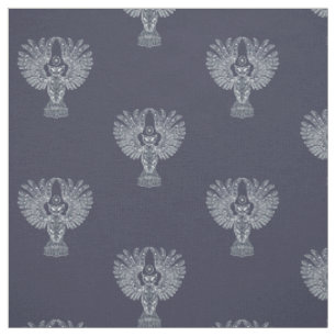 Night Owl Pattern Fabric