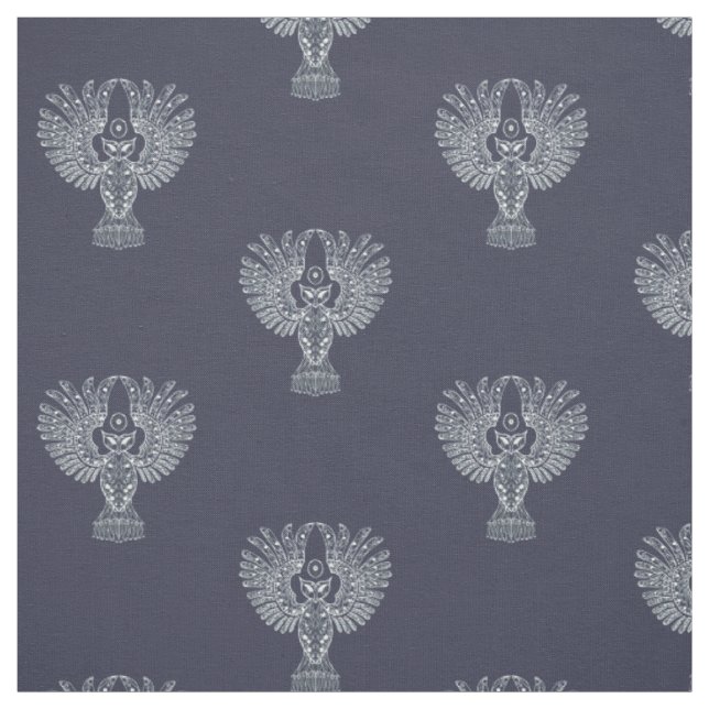 Night Owl Pattern Fabric (Swatch)
