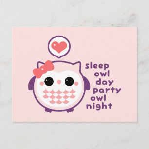 Night Owl Postcard