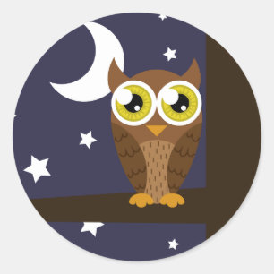 "Night Owl" Stickers