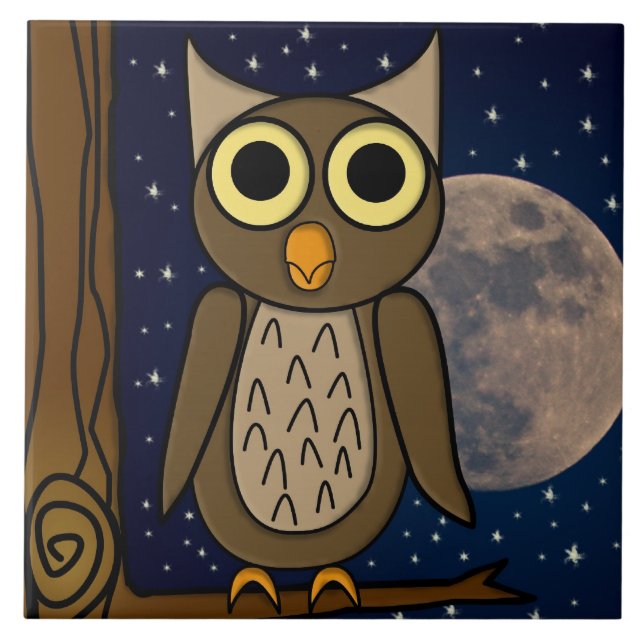 Night owl tile (Front)
