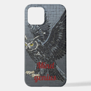 Night Owl Wisdom Mosaic Phone Case – Dark Academia