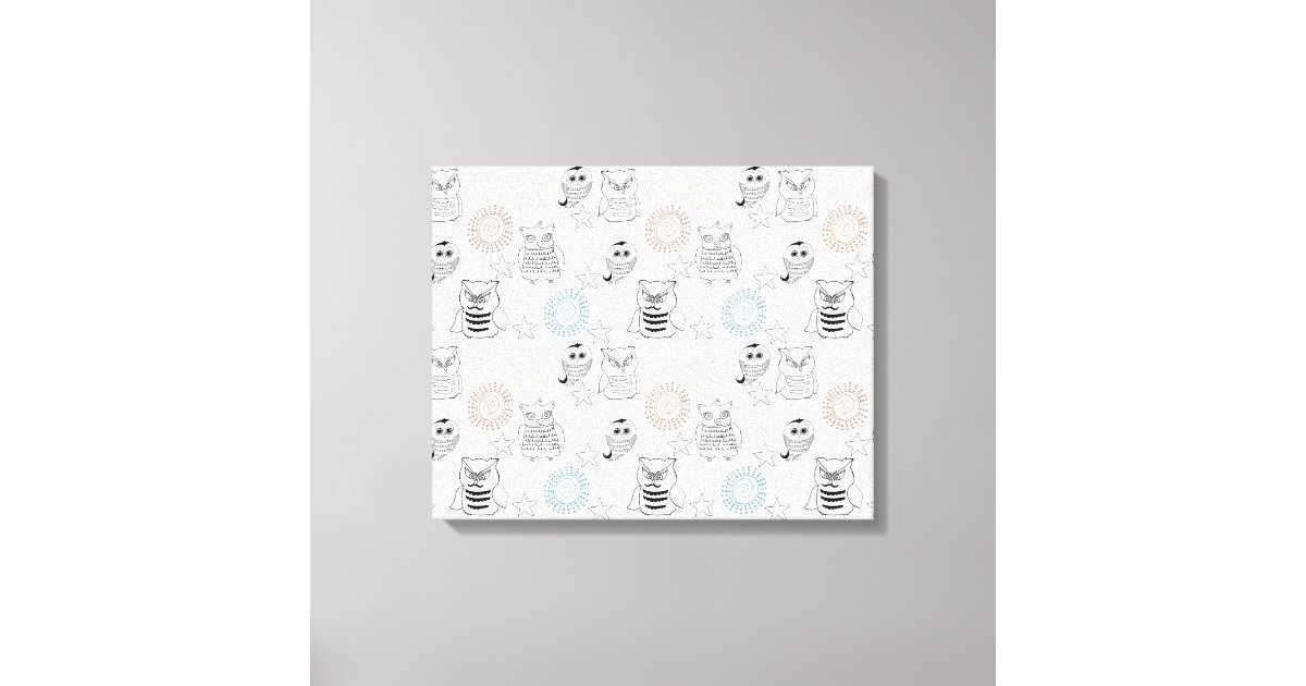 Night Owls Canvas Print Zazzle