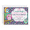 Night Owls Sleepover Birthday Party Invitation