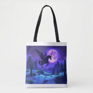 Night Pegasus Tote Bag