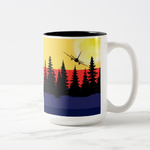 Night Plane Mug