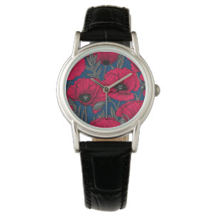 Night poppy garden watch