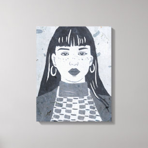 Night Portrait Canvas Print