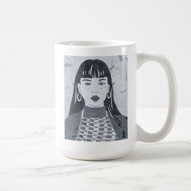 Night Portrait Coffee Mug (Right)