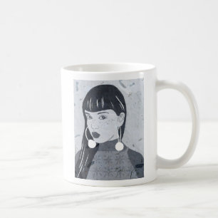Night Portrait Glance Coffee Mug