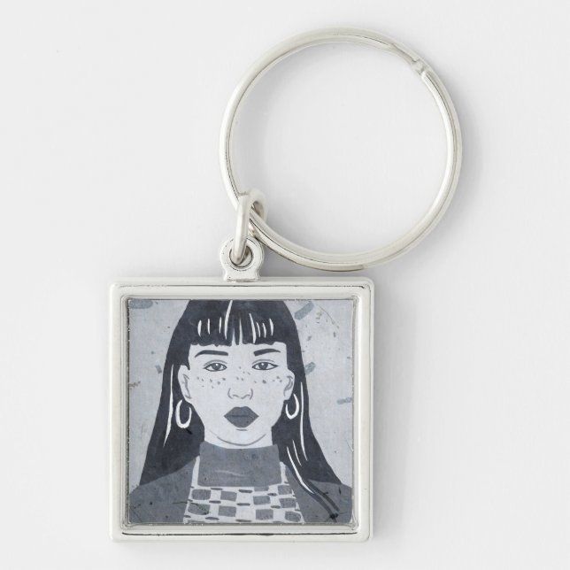 Night Portrait Key Ring (Front)