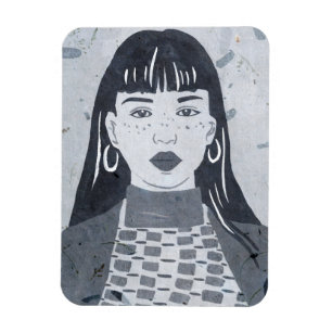 Night Portrait Magnet