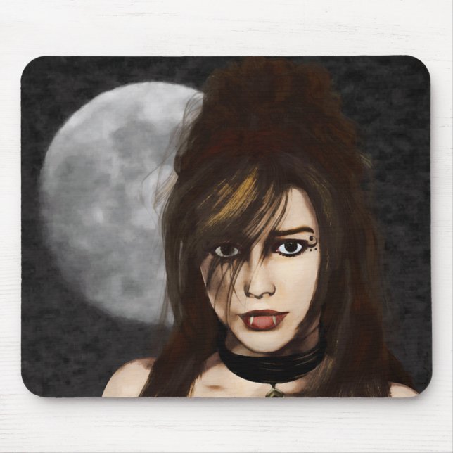 Night Portrait Mousepad (Front)