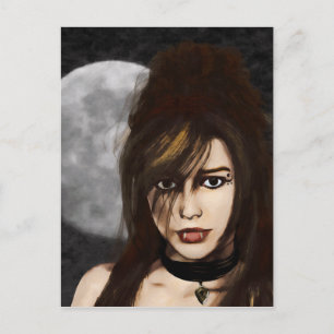 Night Portrait Postcard