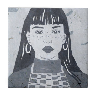 Night Portrait Tile