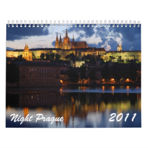 Night Prague 2011 Calendar