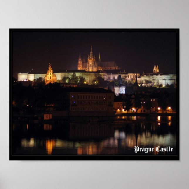 Night Prague Castle Print (Front)