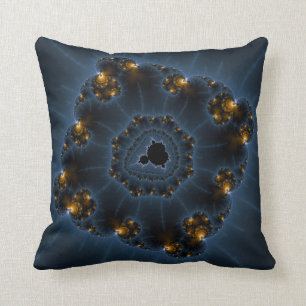 Night Prowler Fractal Art Cushion