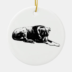 Night-Quiet Dog Ornament