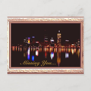 Night Reflects Postcard