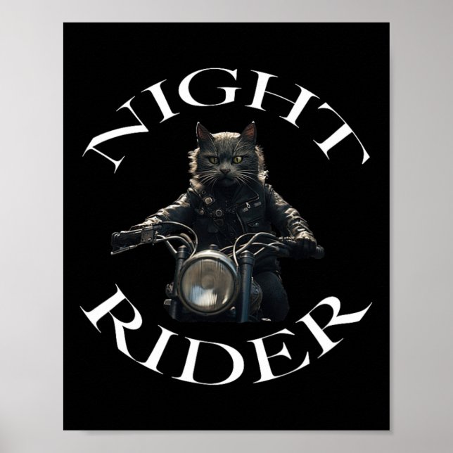 Night Rider Bad Cat  Poster (Front)