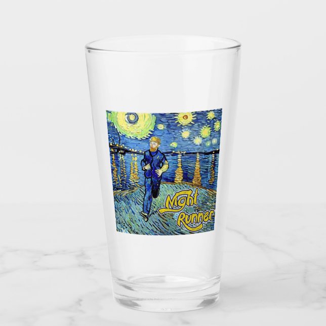Night Runner Starry Night Glass (Front)