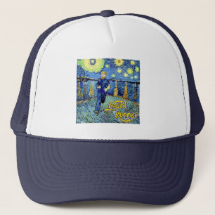 Night Runner Starry Night Trucker Hat
