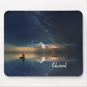 Night Sailing Mouse Mat