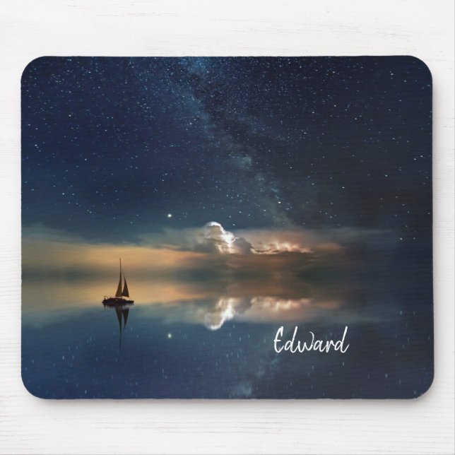 Night Sailing Mouse Mat (Front)