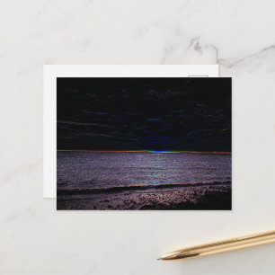 NIGHT SEASCAPE POSTCARD