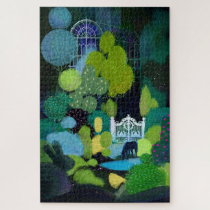Night Secret Garden Jigsaw Puzzle