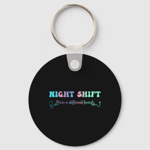 Night Shift Different Breed Stethoscope Nurse Rn  Key Ring