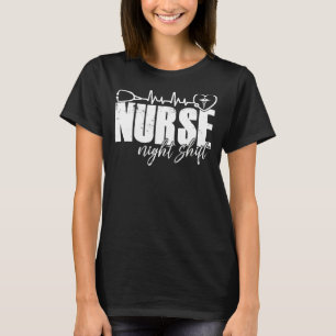 Night Shift Different Breed Stethoscope Nurse Rn T-Shirt