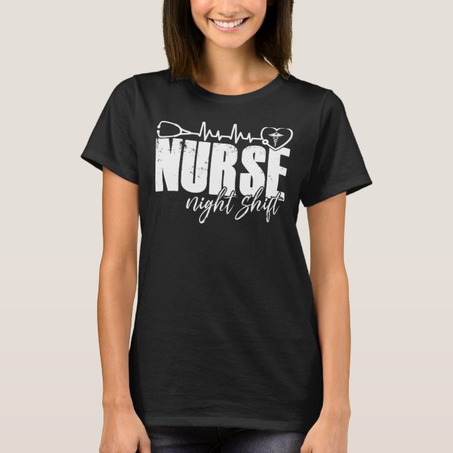 Night Shift Different Breed Stethoscope  Nurse Rn  T-Shirt (Front)