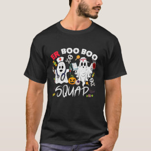 Night Shift Emergency Department ER Nurse Boo Crew T-Shirt
