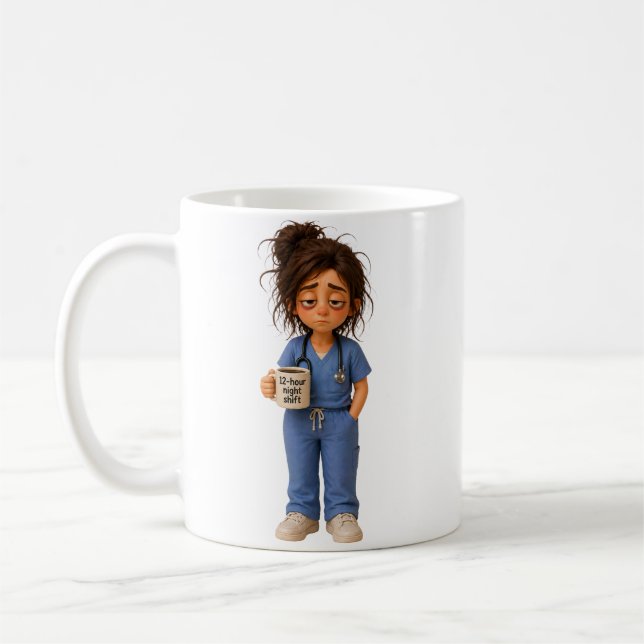 night shift nurse coffee mug (Left)