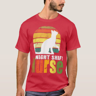 night shift nurse funny nurse Sleep All Day Nurse  T-Shirt