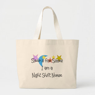 Night Shift Nurse Gifts Large Tote Bag