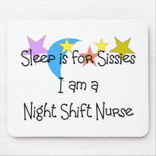Night Shift Nurse Gifts Mouse Mat