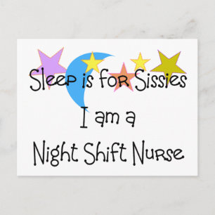 Night Shift Nurse Gifts Postcard