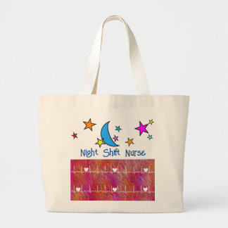 Night Shift Nurse Large Tote Bag
