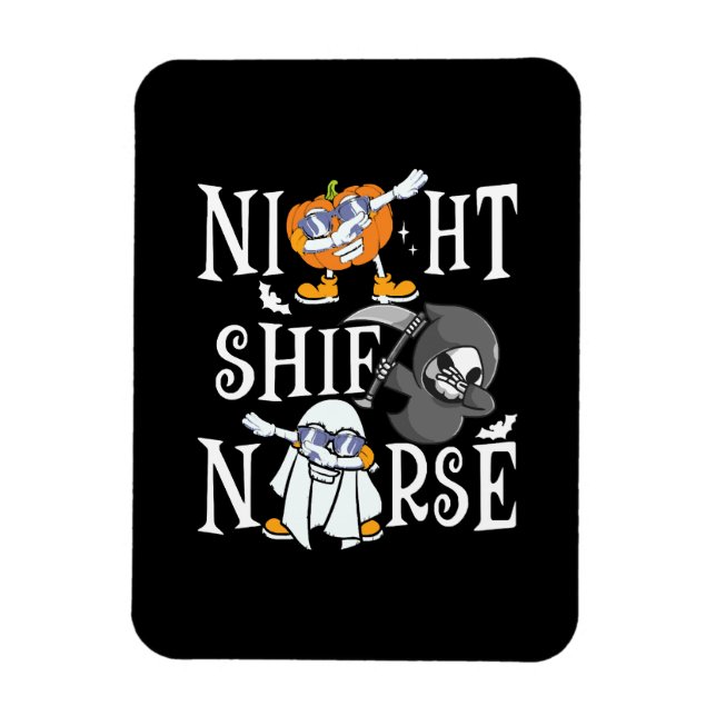 Night Shift Nurse Magnet (Vertical)