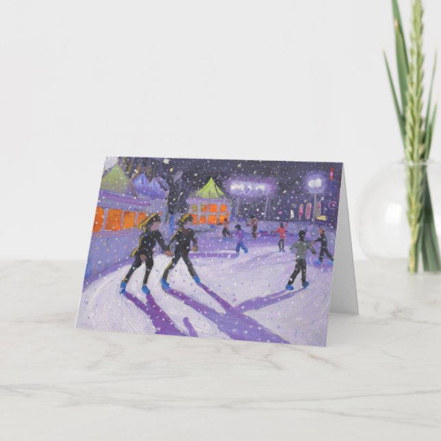 Night skaters Derby 2014 Holiday Card (Front)