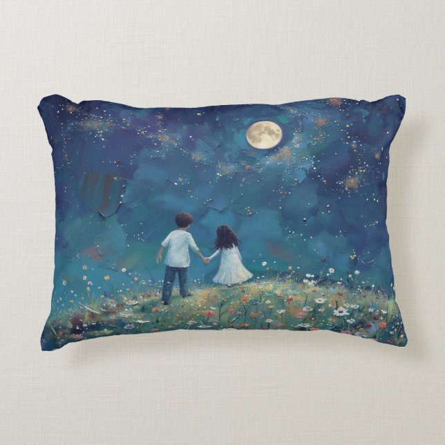 Night Sky Accent Pillow (Front)