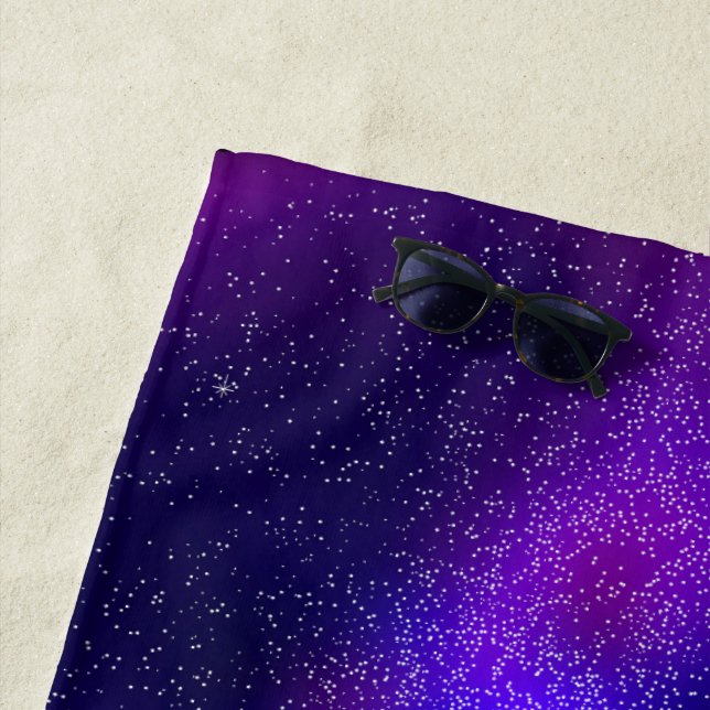 Night Sky Beach Towel (In Situ)