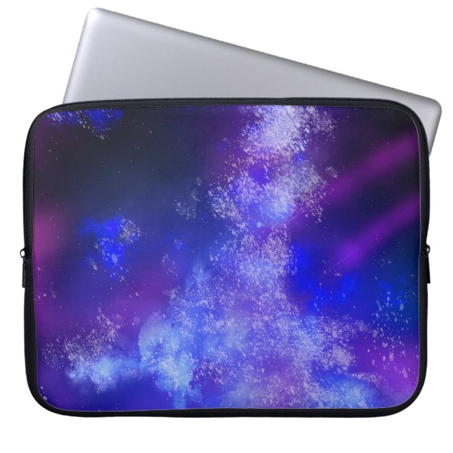Night Sky Blue Sapphire Laptop  Bag (Front)