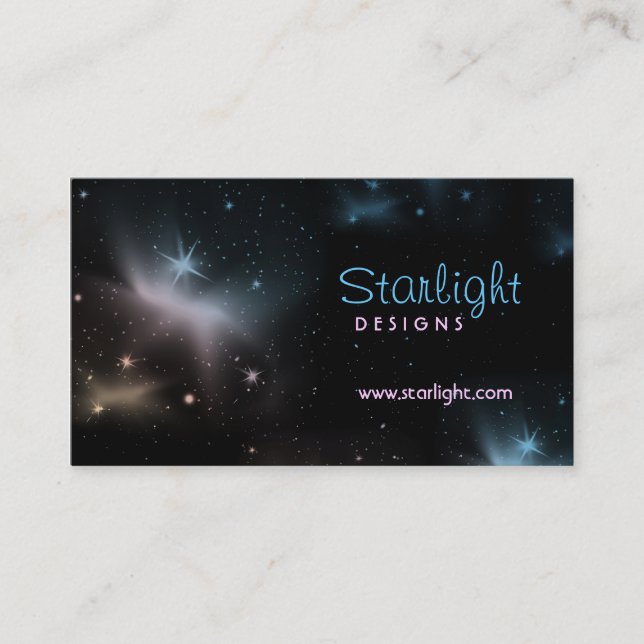 Night Sky Business Card (Front)