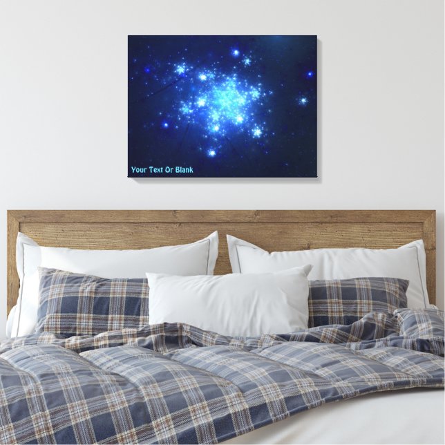 Night Sky Canvas Print (Insitu(Bedroom))